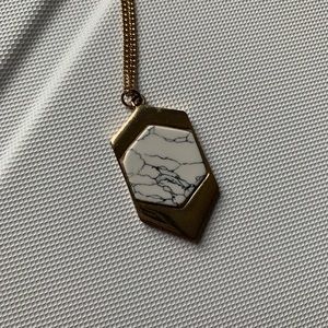 white marble necklace